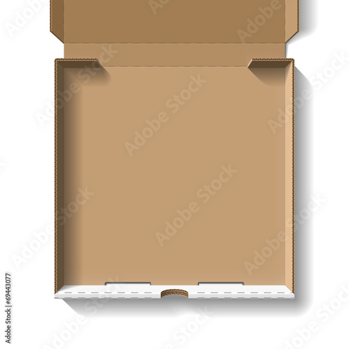 Open pizza box
