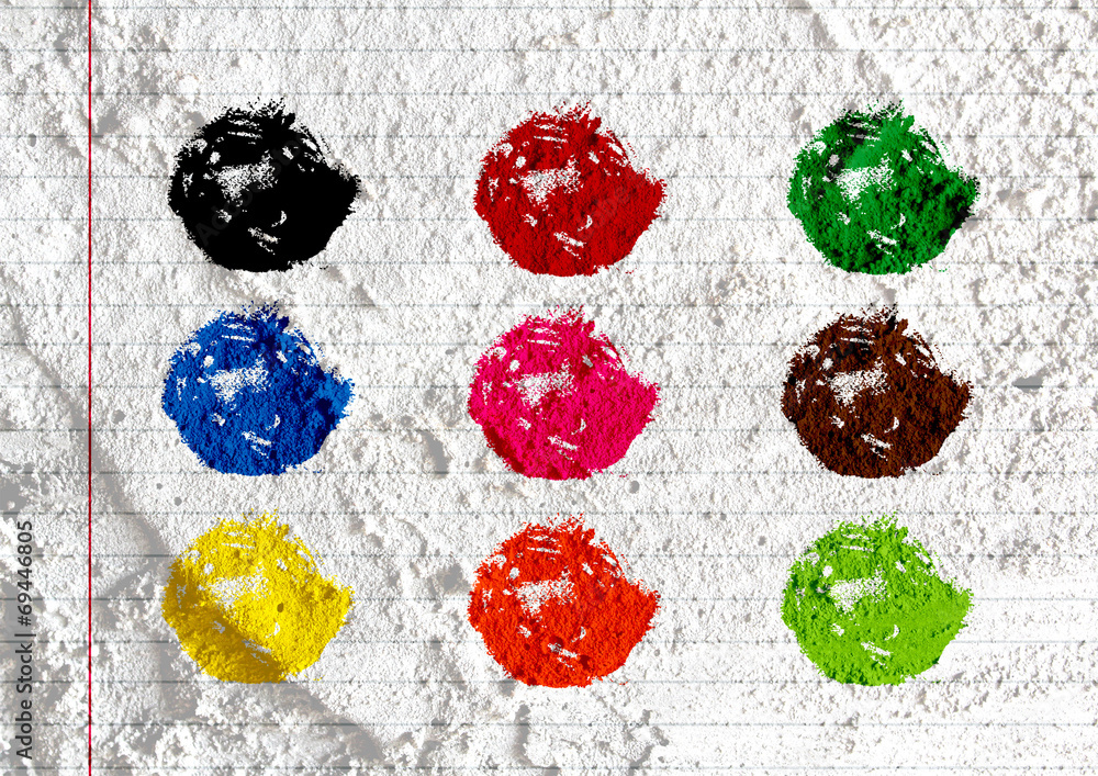 Watercolor abstract background on wall texture background design