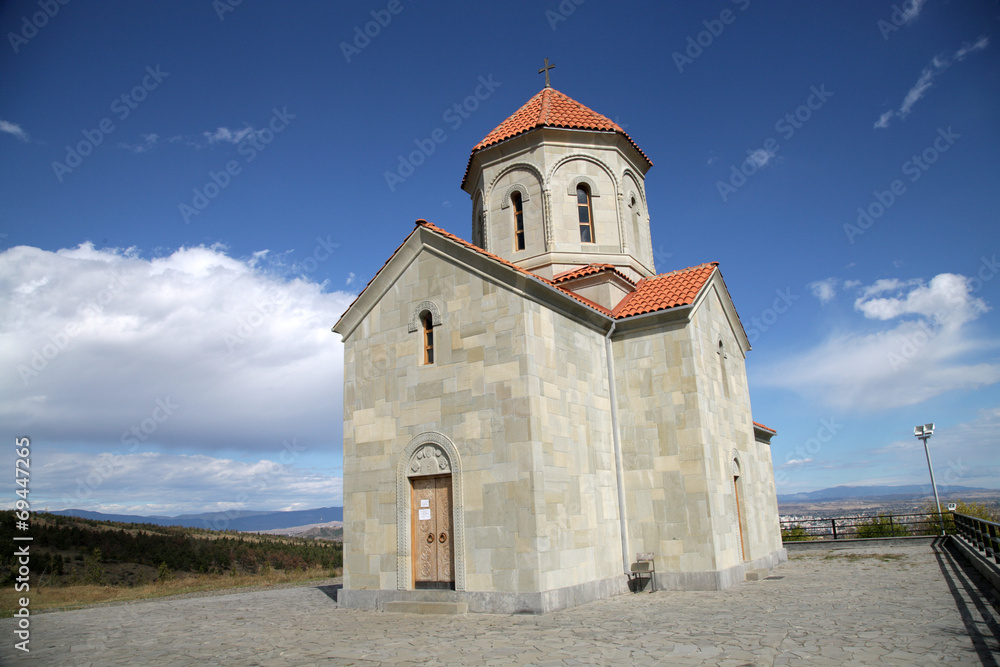 Tbilisi new Orthodox Church Krtsenisi hill Georgia Tbilisi new Orthodox Church Krtsenisi hill Georgia