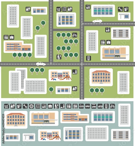 Map of district