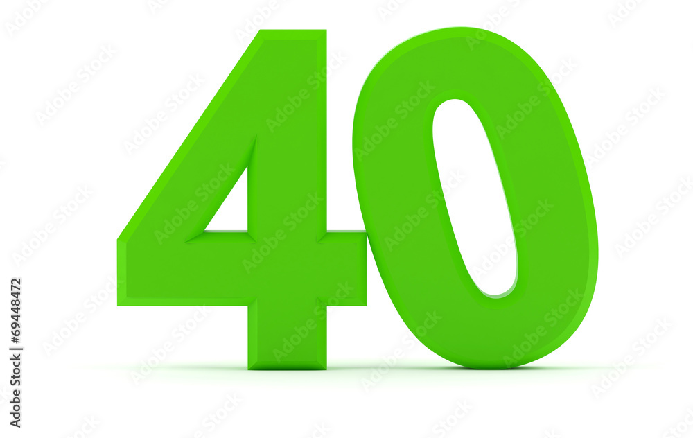Number 40 Number 40