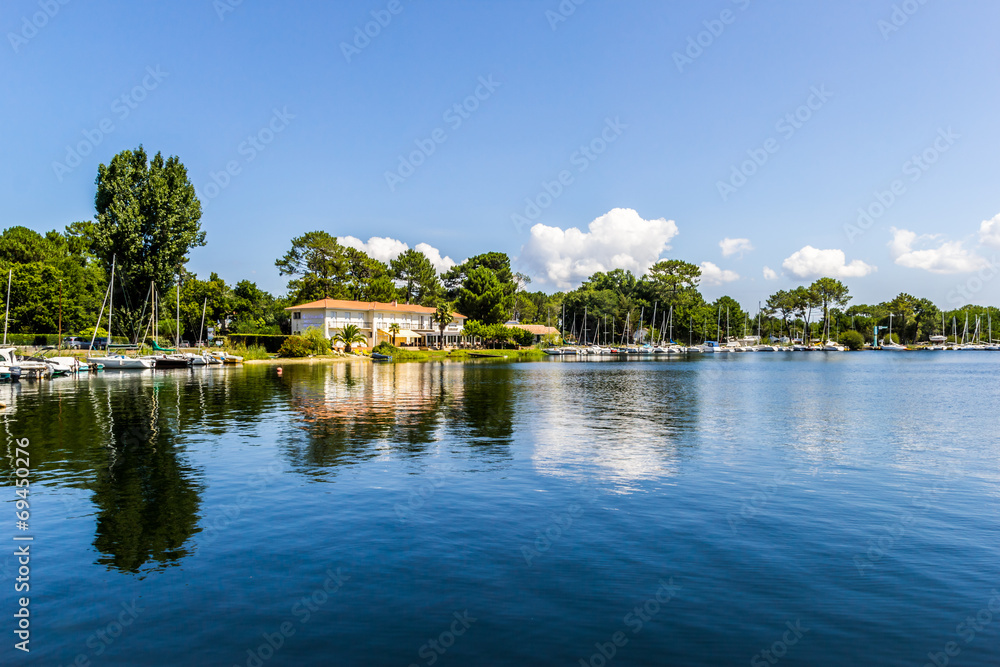 Naklejka premium Lac de Biscarosse