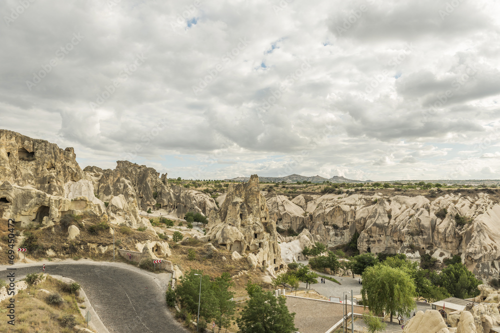 Morning Twilight in Fairy Chimneys of Goreme Valley Cappadocia Morning Twilight in Fairy Chimneys of Goreme Valley Cappadocia