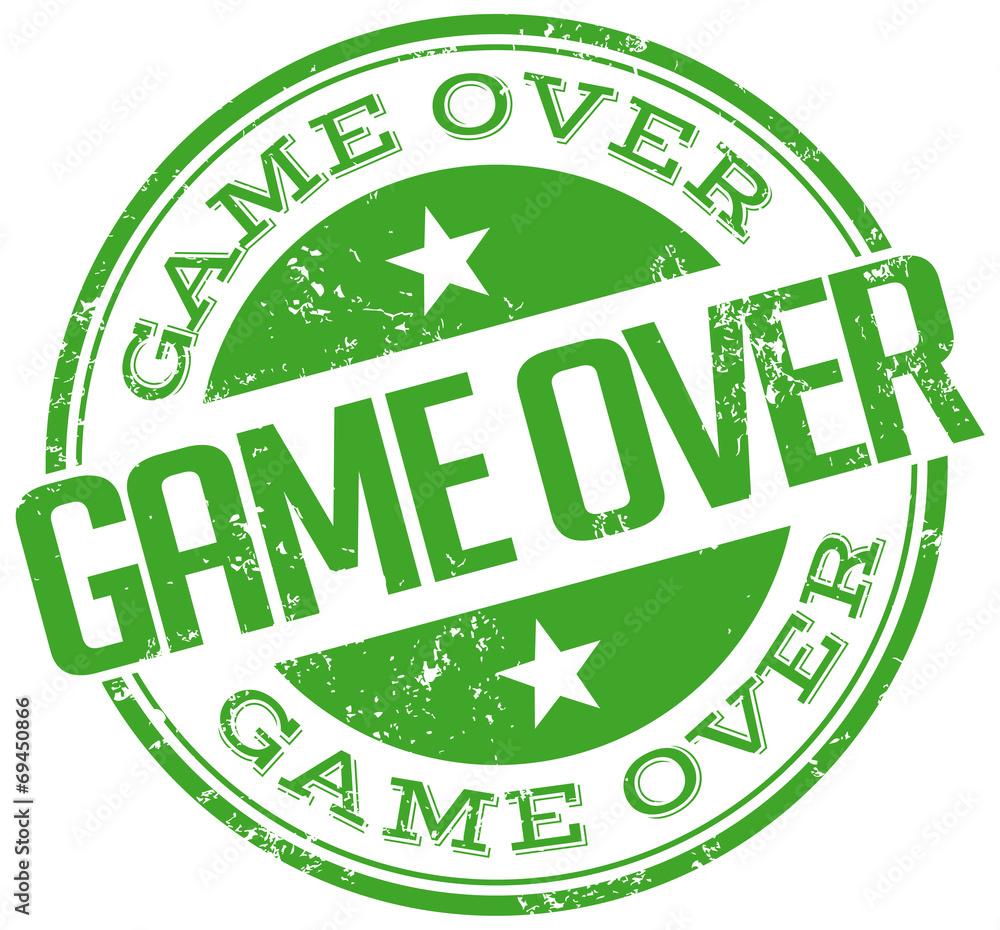 game over stamp