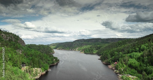 4K Timelapse, Sri Chinmoy Peace Bridge, Norway photo