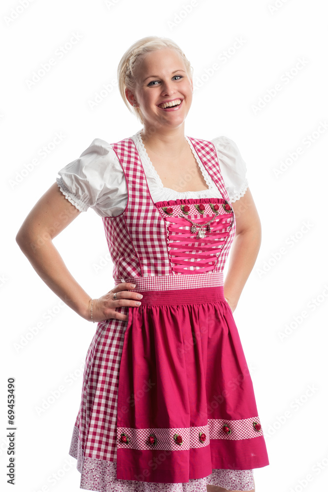 Glückliches bayrisches Mädchen Glückliches bayrisches Mädchen