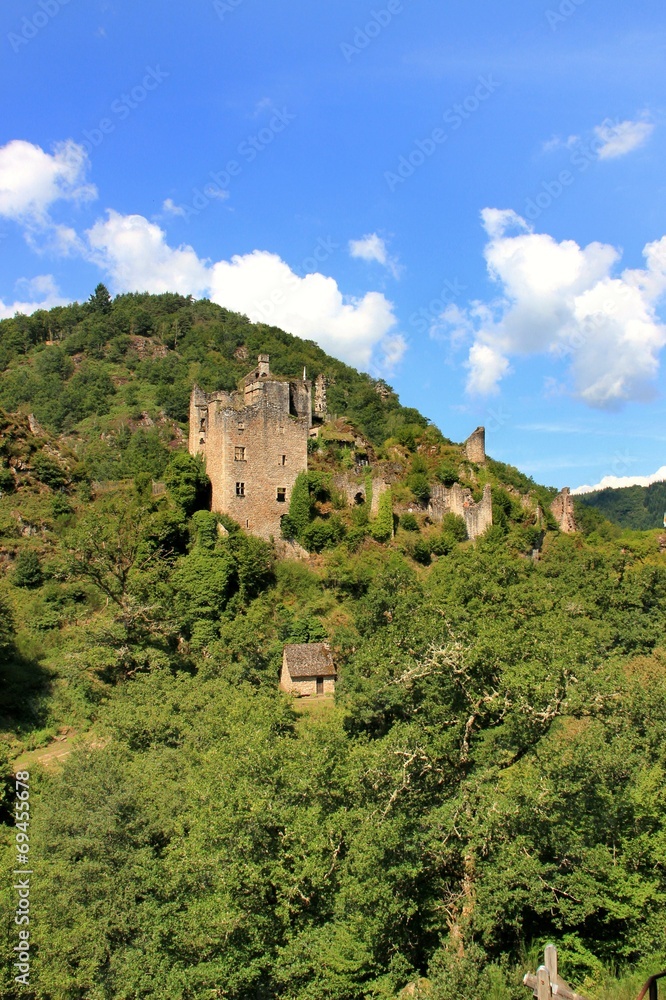 Ruines de tours de Merle.(Corrèze)