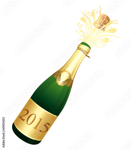 2015 Champagne bottle.
