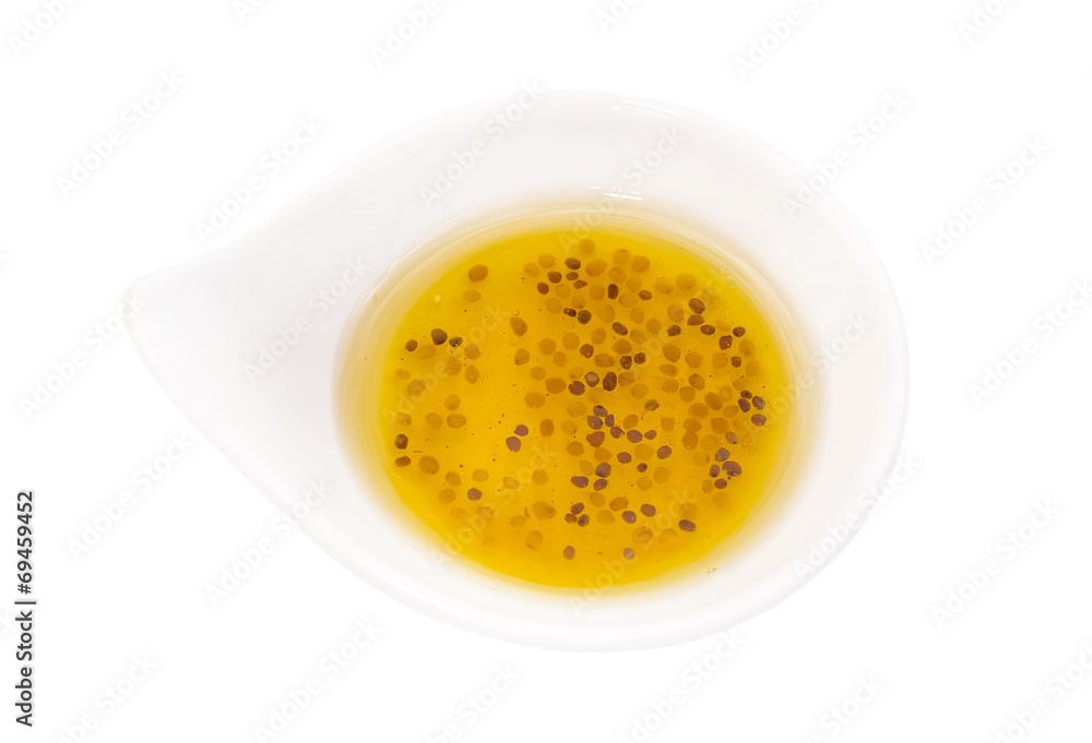 sauces on a white background in the restaurant sauces on a white background in the restaurant