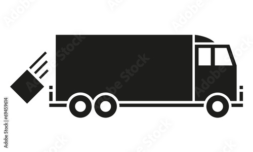 LKW verliehrt Ladung
