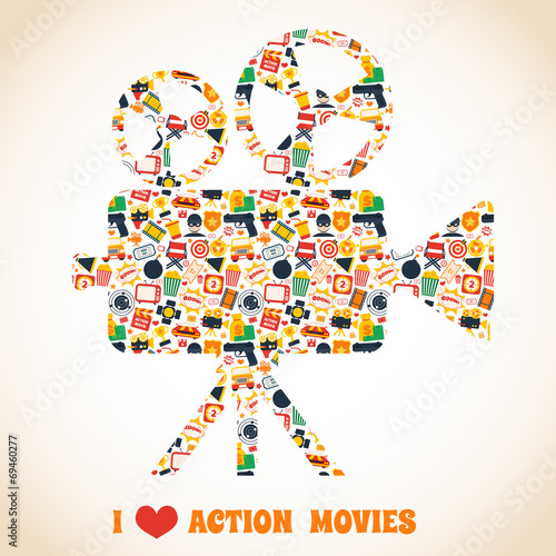 Action movie camera