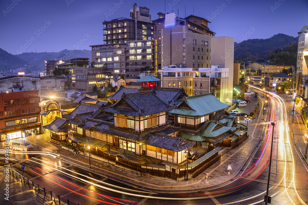 Obraz premium Matsuyama, Japan Cityscape
