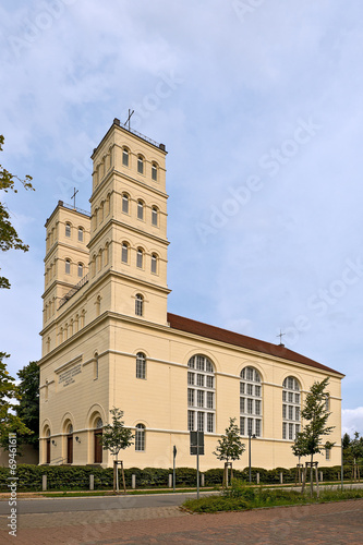 Obraz na płótnie Schinkelkirche Straupitz w salonie