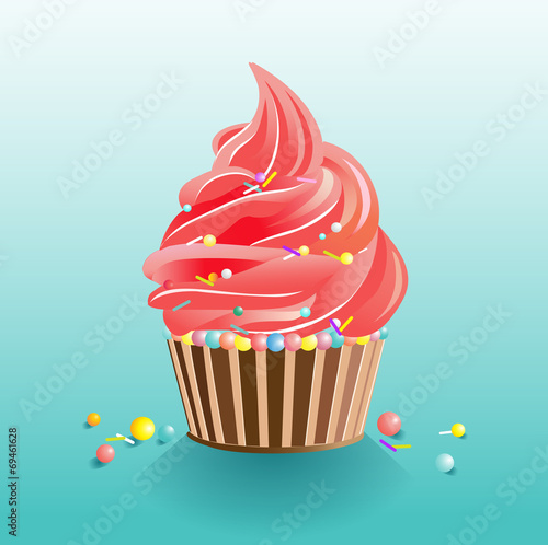 Cupcake Vector Illustration
