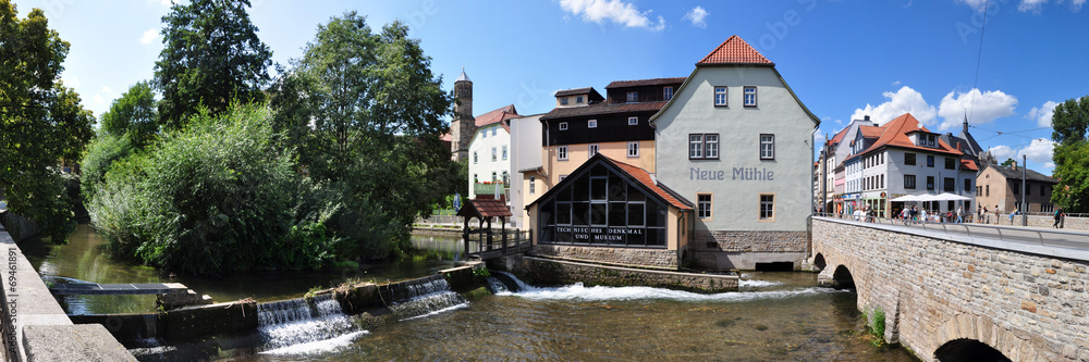 Neue Mühle in Erfurt StockFoto Adobe Stock
