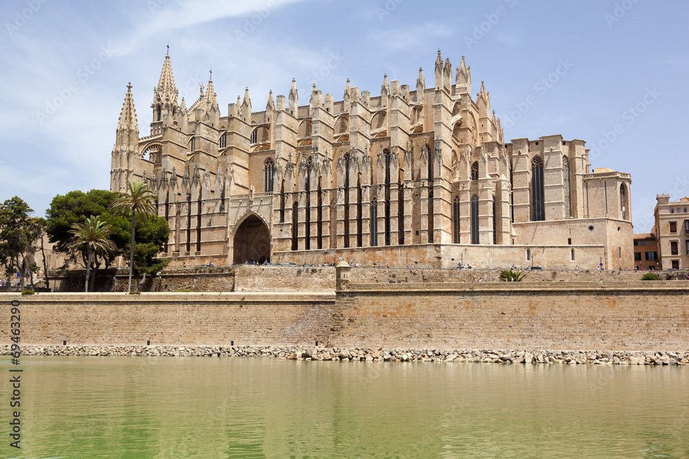 La Seu cathedral in Palma de Mallorca, Spain