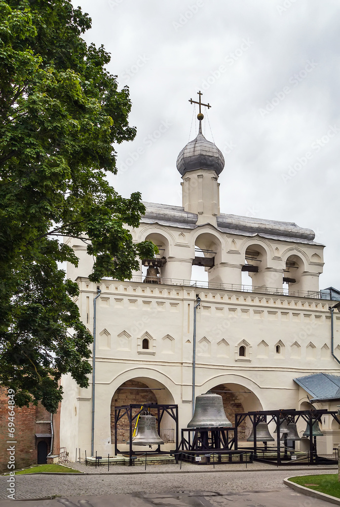belfry of St. Sophia Cathedral, Veliky Novgorod