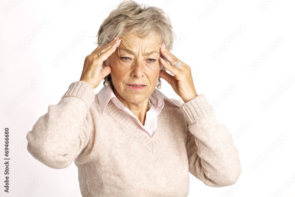 Naklejka premium mal di testa