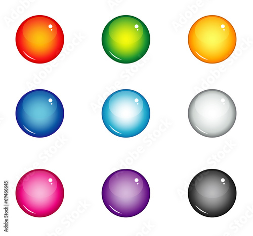 Balls Interface buttons