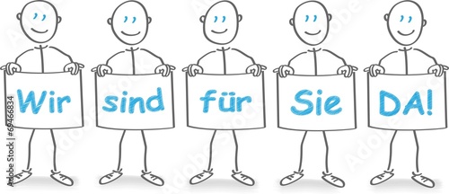 Wir sind für Sie da