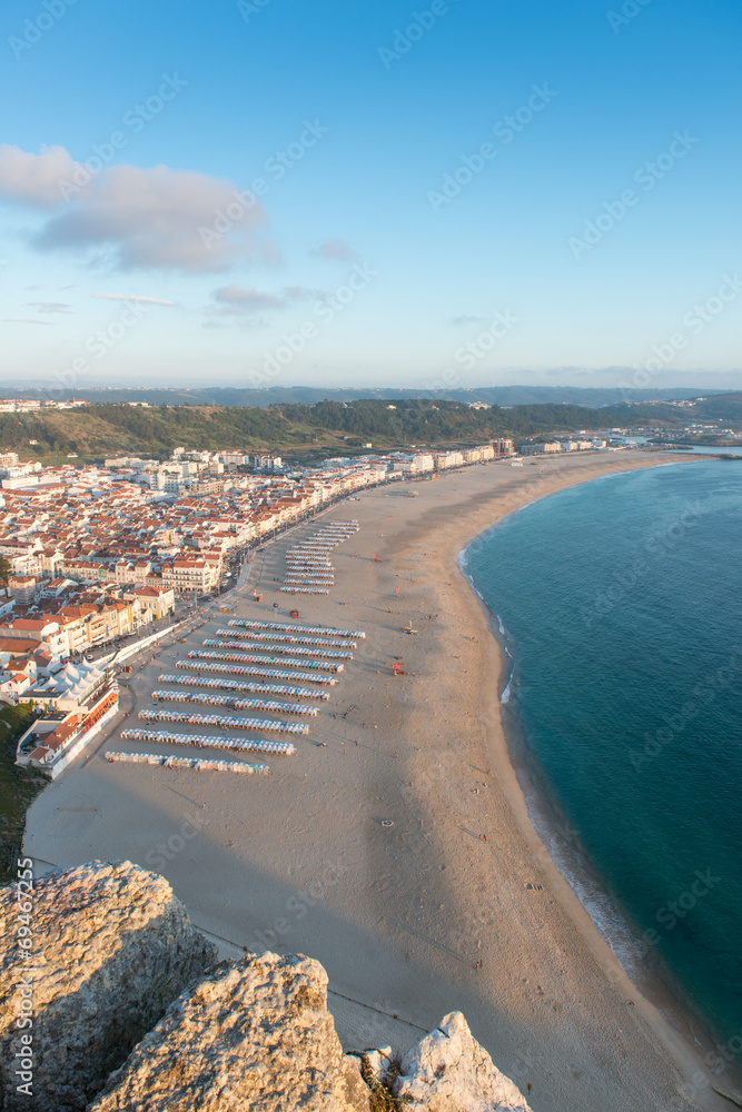 Portuguese beach from the cliffs