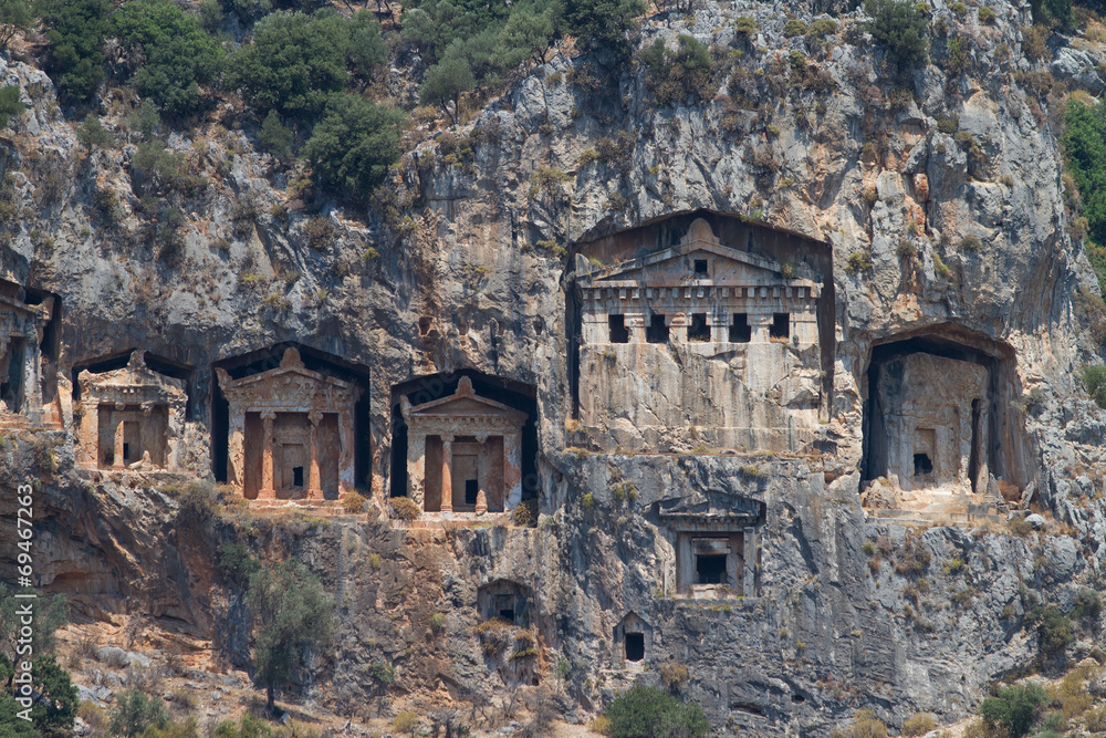 Kaunian rock tombs Kaunian rock tombs