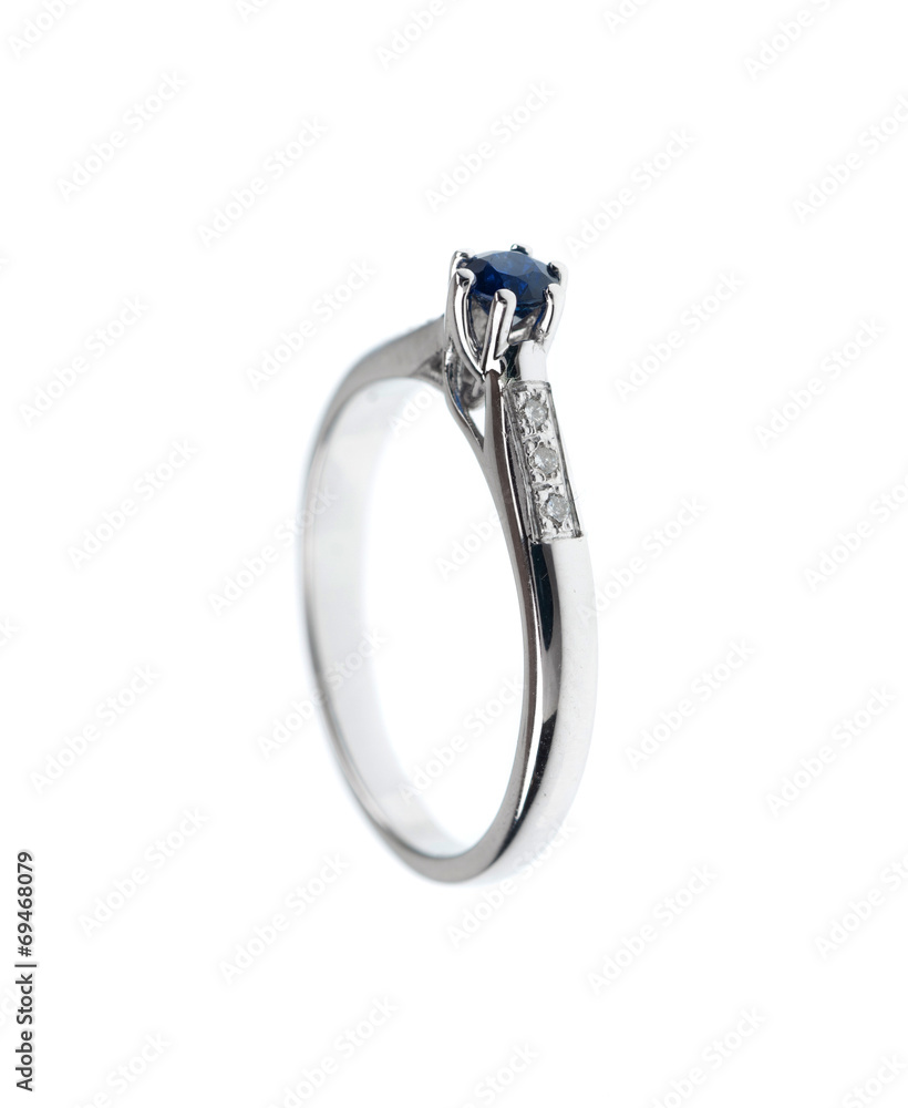 Diamond Ring wedding gift isolated Diamond Ring wedding gift isolated