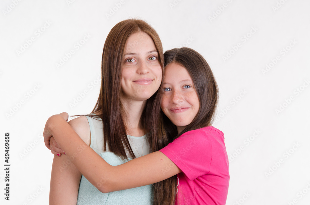 Portrait of two sisters Portrait of two sisters