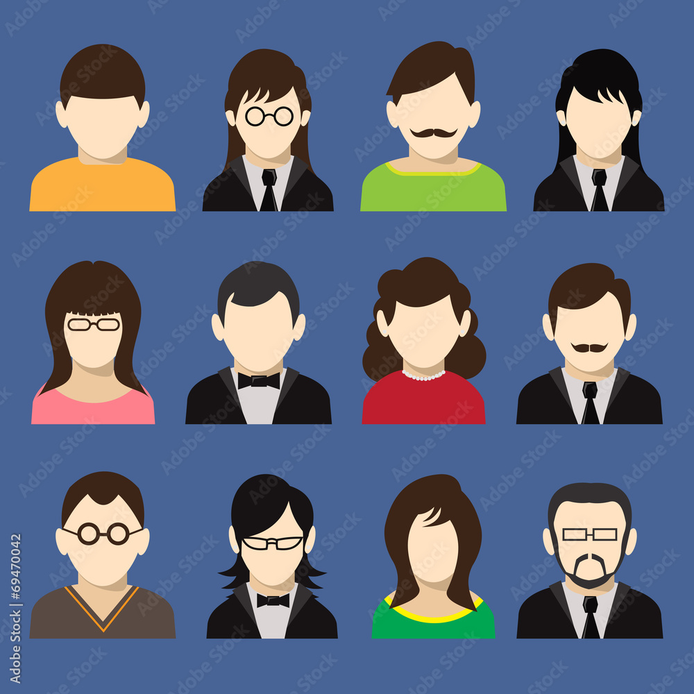 Avatar Icons Set Avatar Icons Set