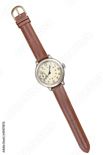 Old watches isolated. Clipping path included/