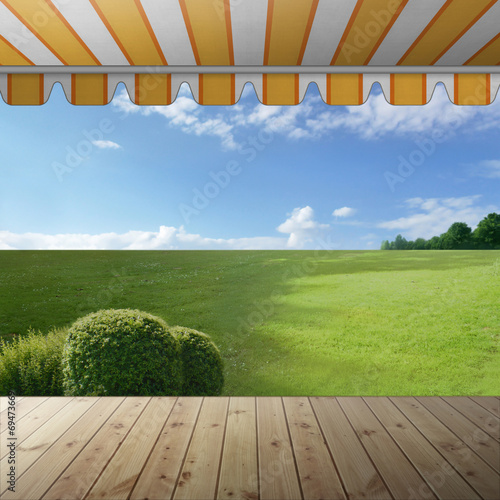 Blick von der Veranda