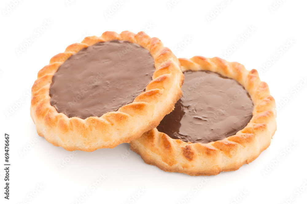 Chocolate tart cookies Chocolate tart cookies