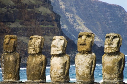 Tongariki Moais - Easter Island