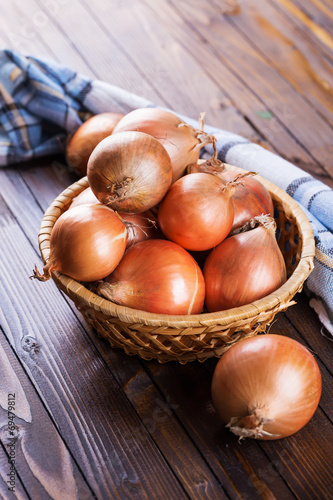 Fresh organic onion
