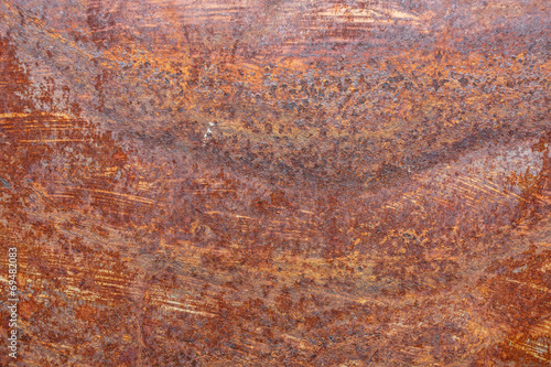 Rusted sheet of metal