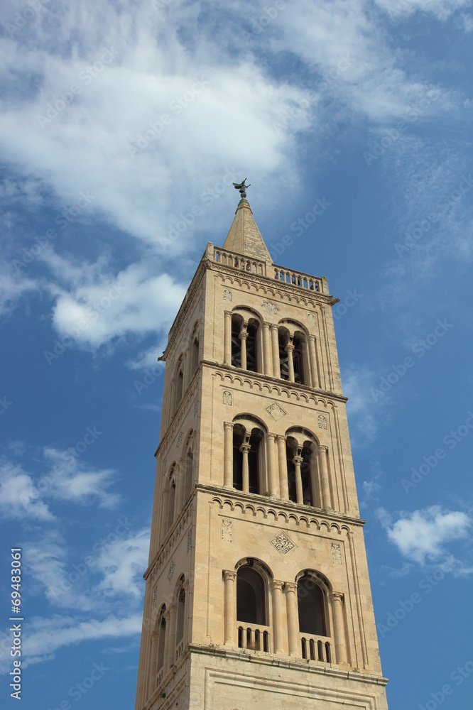 Belfry on Church in Zadar.