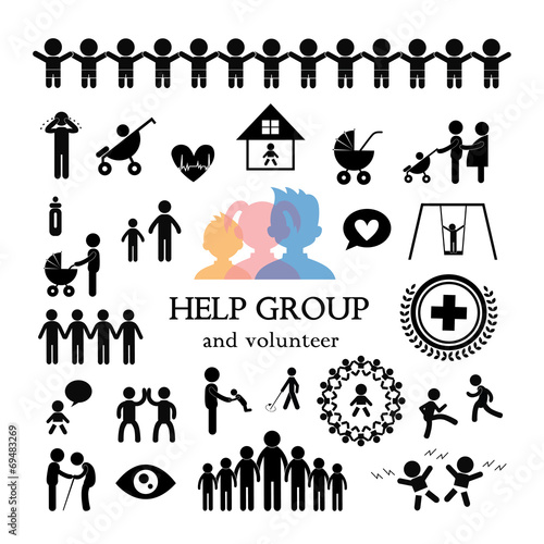 children action welfare icon