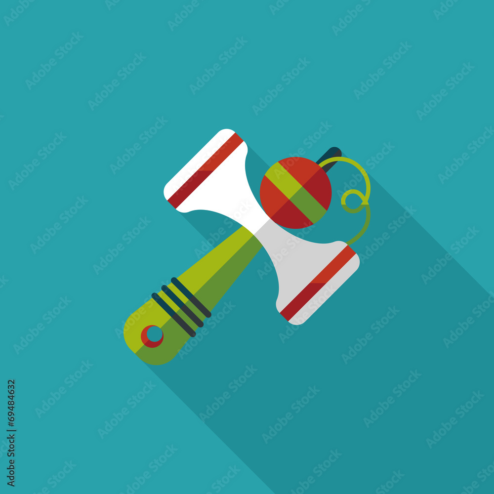 Kendama flat icon with long shadow,eps10 Kendama flat icon with long shadow,eps10