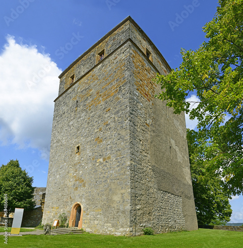 The Giechburg castle tower. Franconian Switzerland, Germany photo