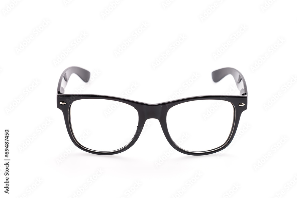 Fototapeta premium Colorful Eyeglasses isolated on white