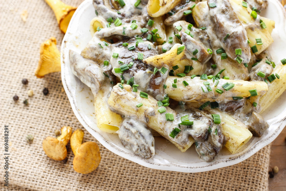 Macaroni with mushrooms Macaroni with mushrooms