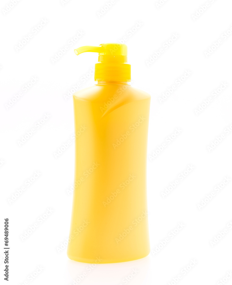 Bottle lotion isolated on white Bottle lotion isolated on white