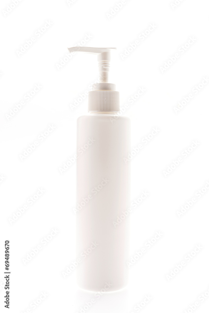 Pump bottle isolated on white Pump bottle isolated on white