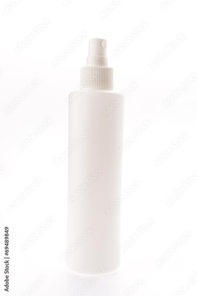 Cosmetic bottle isolated on white Cosmetic bottle isolated on white