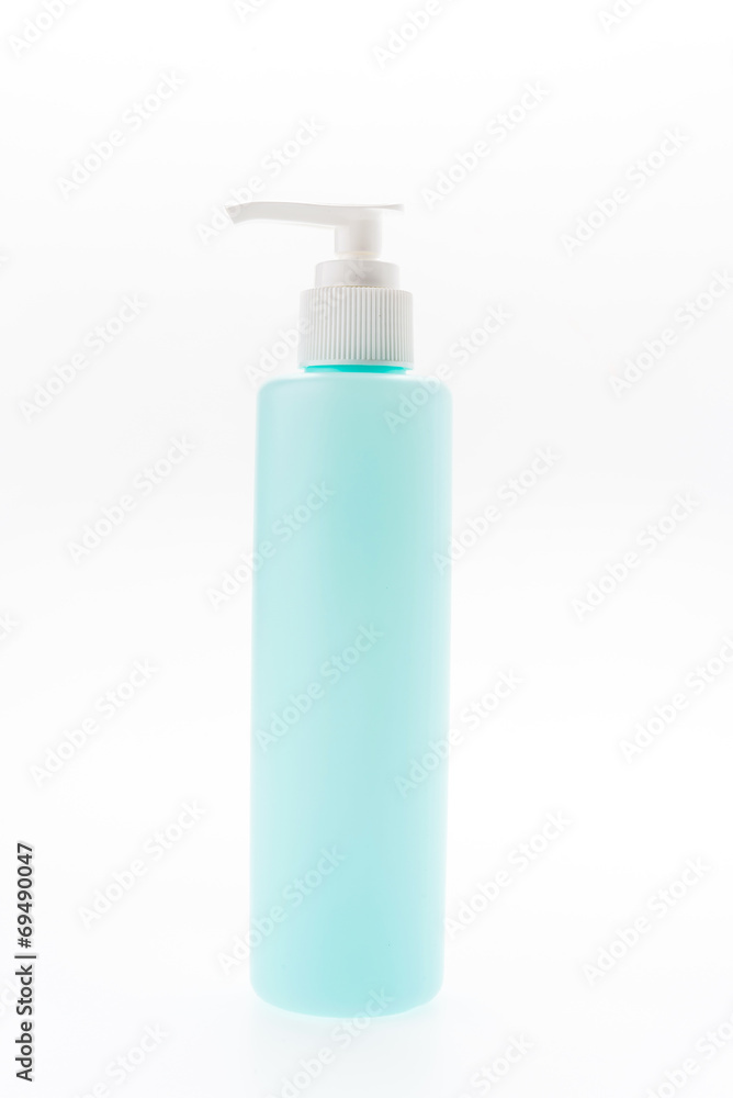 Cosmetic bottle isolated on white Cosmetic bottle isolated on white