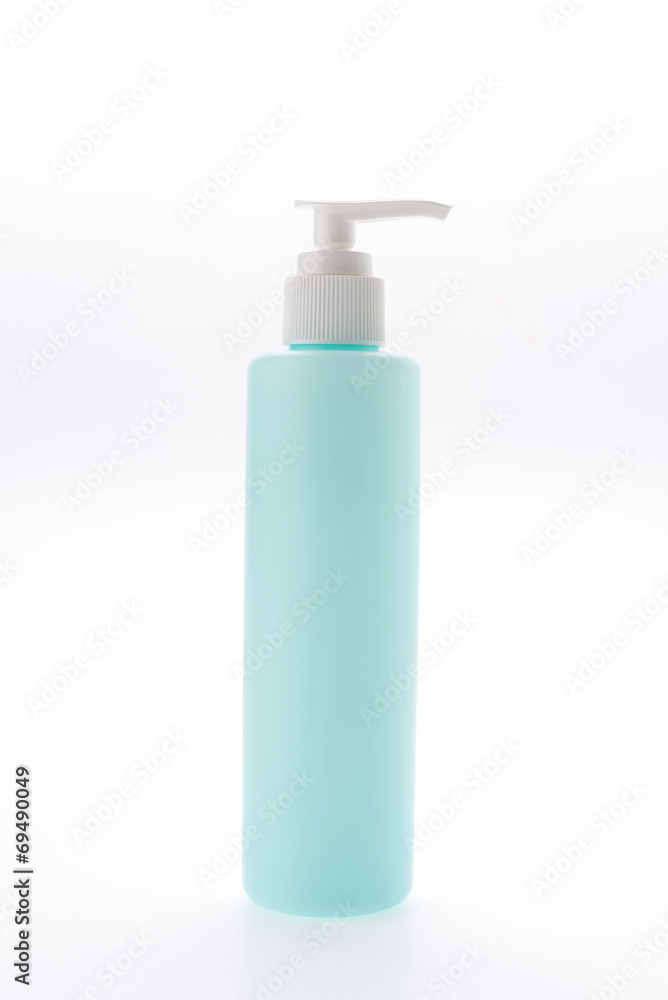 Cosmetic bottle isolated on white Cosmetic bottle isolated on white