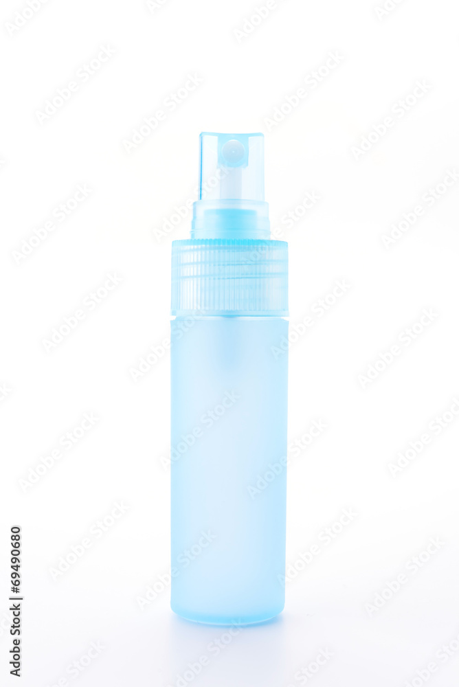 Plastic spray bottle isolated on white background Plastic spray bottle isolated on white background