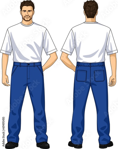 Trousers for the man