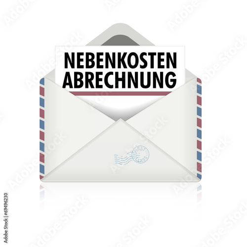 Brief Nebenkostenabrechnung