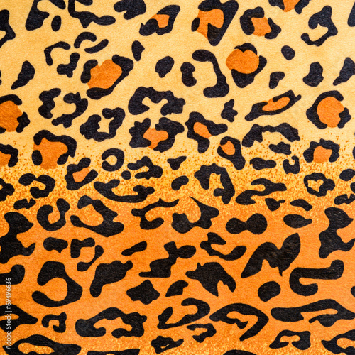 texture of leopard leather fabric